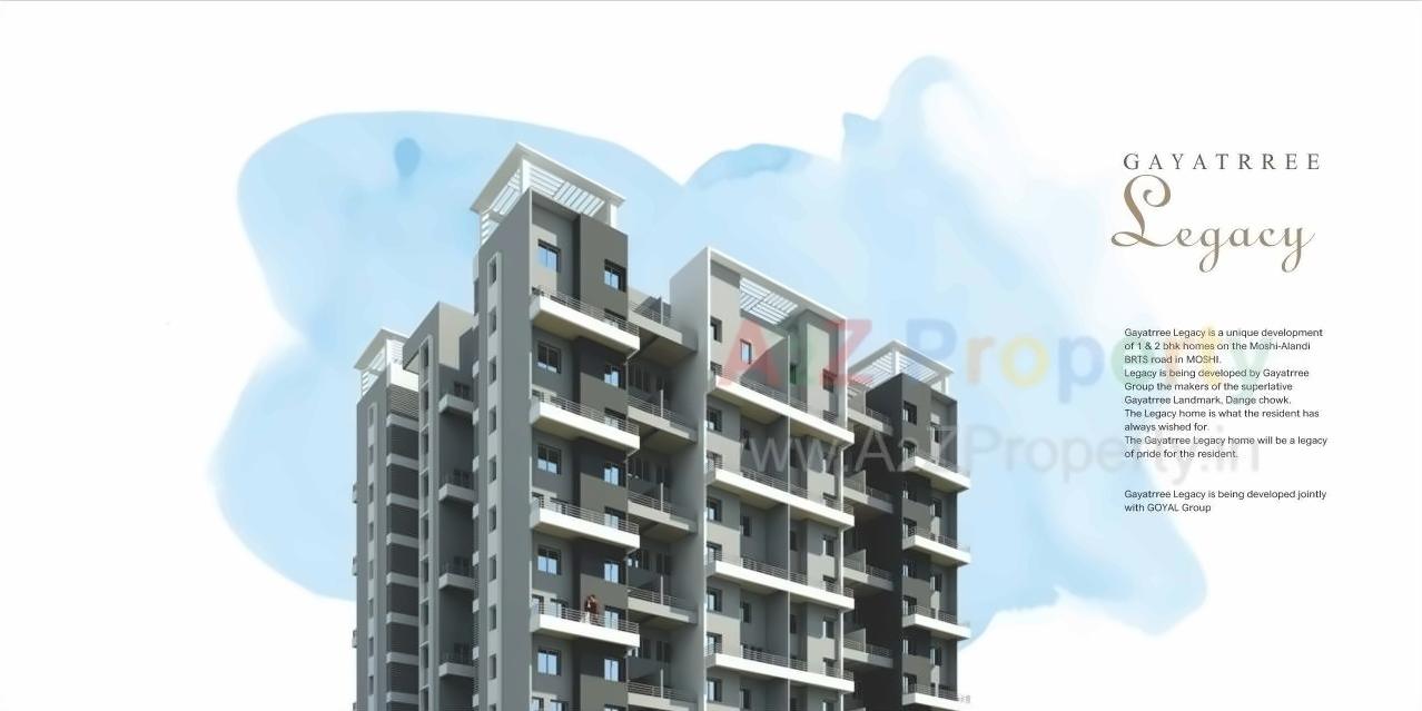3D Elevation of real estate project Gayatrree Legacy located at Pimpri-chinchawad-m-corp, Pune, Maharashtra