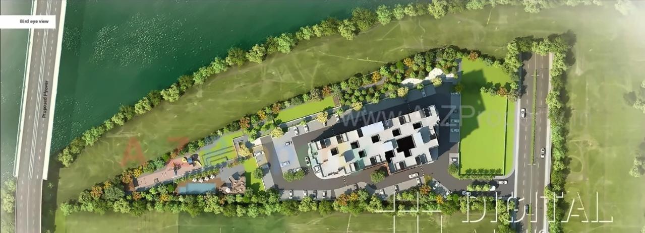 3D Elevation of real estate project Geras Misty Waters located at Keshavnagarmundwa, Pune, Maharashtra