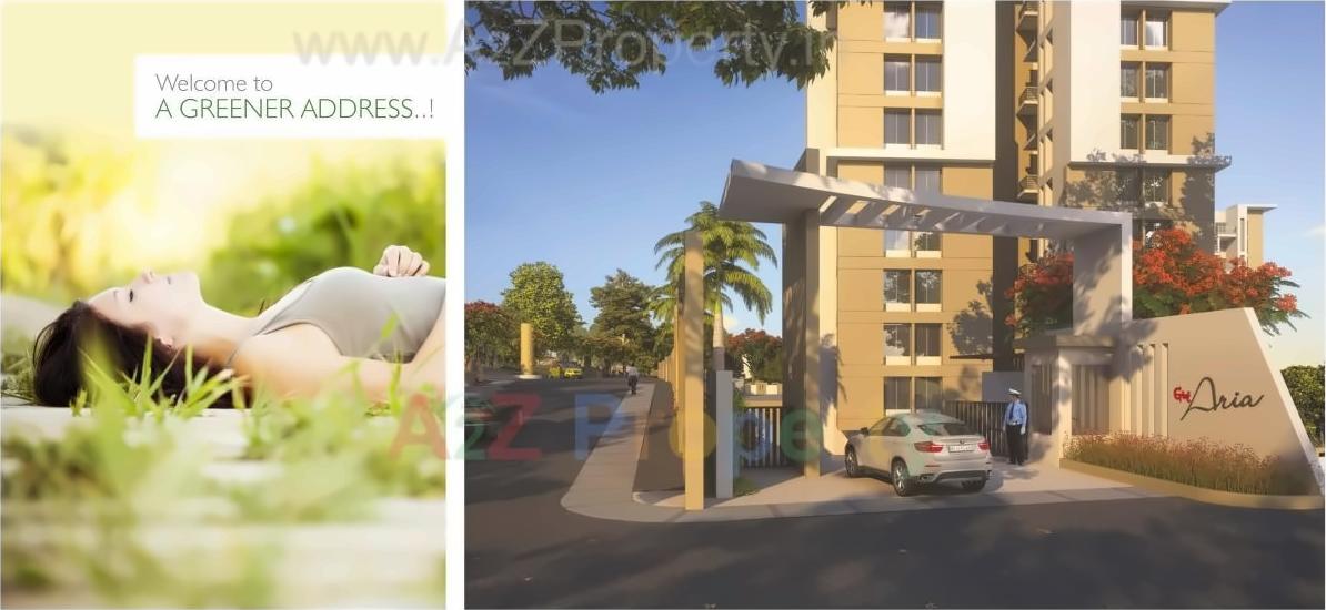 3D Elevation of real estate project Gini Aria located at Yawalewadi, Pune, Maharashtra