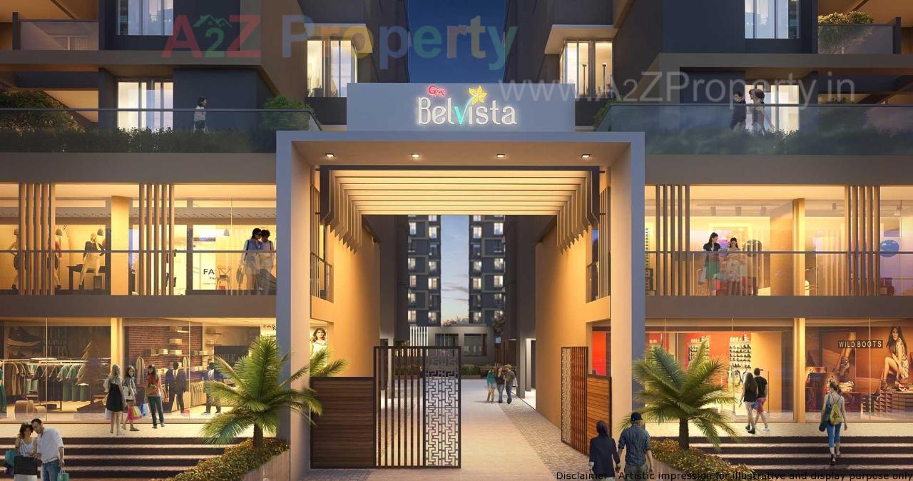 3D Elevation of real estate project Gini Belvista located at Dhanori, Pune, Maharashtra