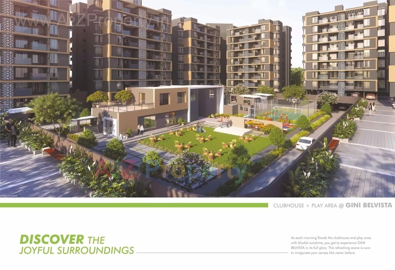 3D Elevation of real estate project Gini Belvista located at Dhanori, Pune, Maharashtra