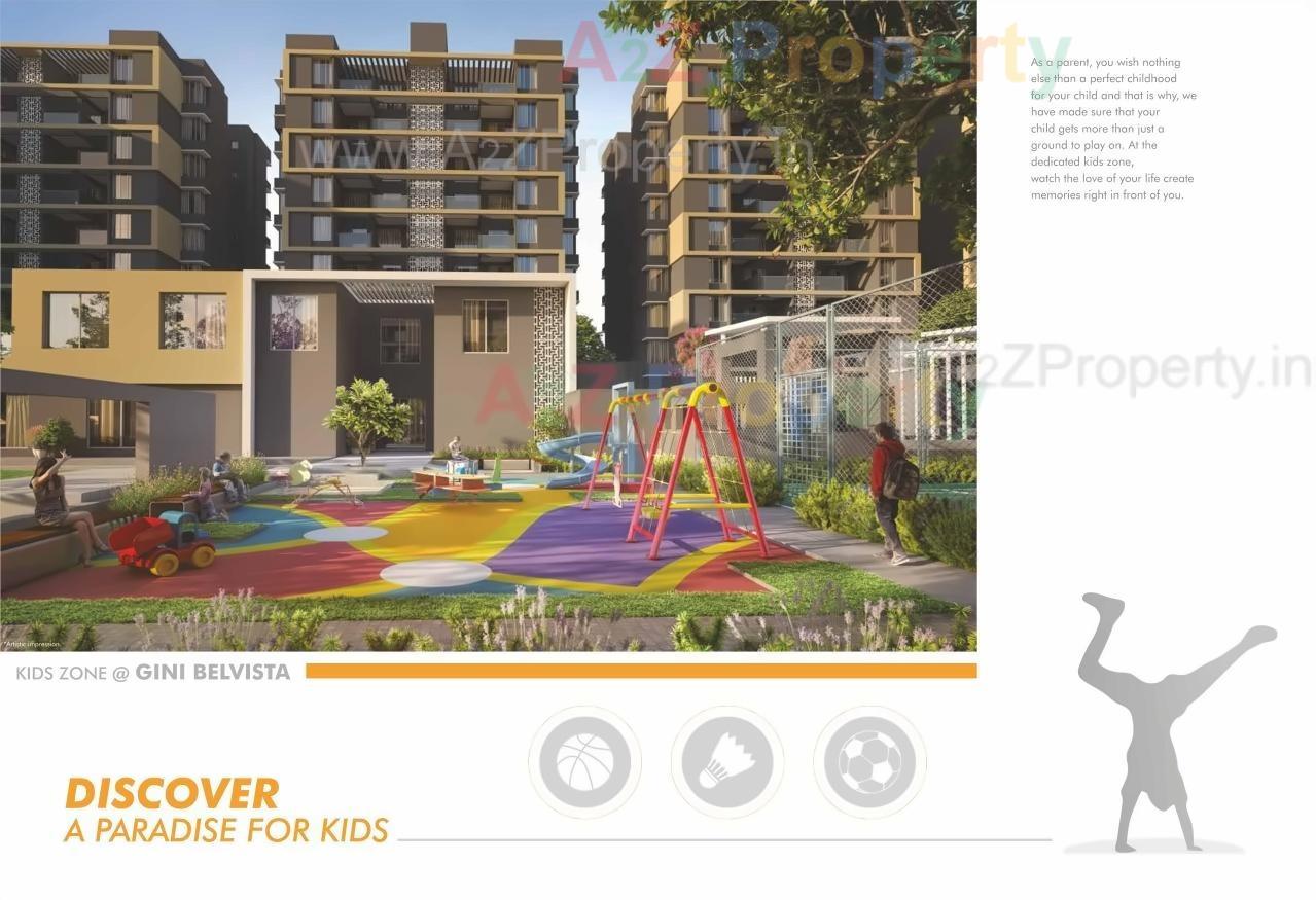 3D Elevation of real estate project Gini Belvista located at Dhanori, Pune, Maharashtra