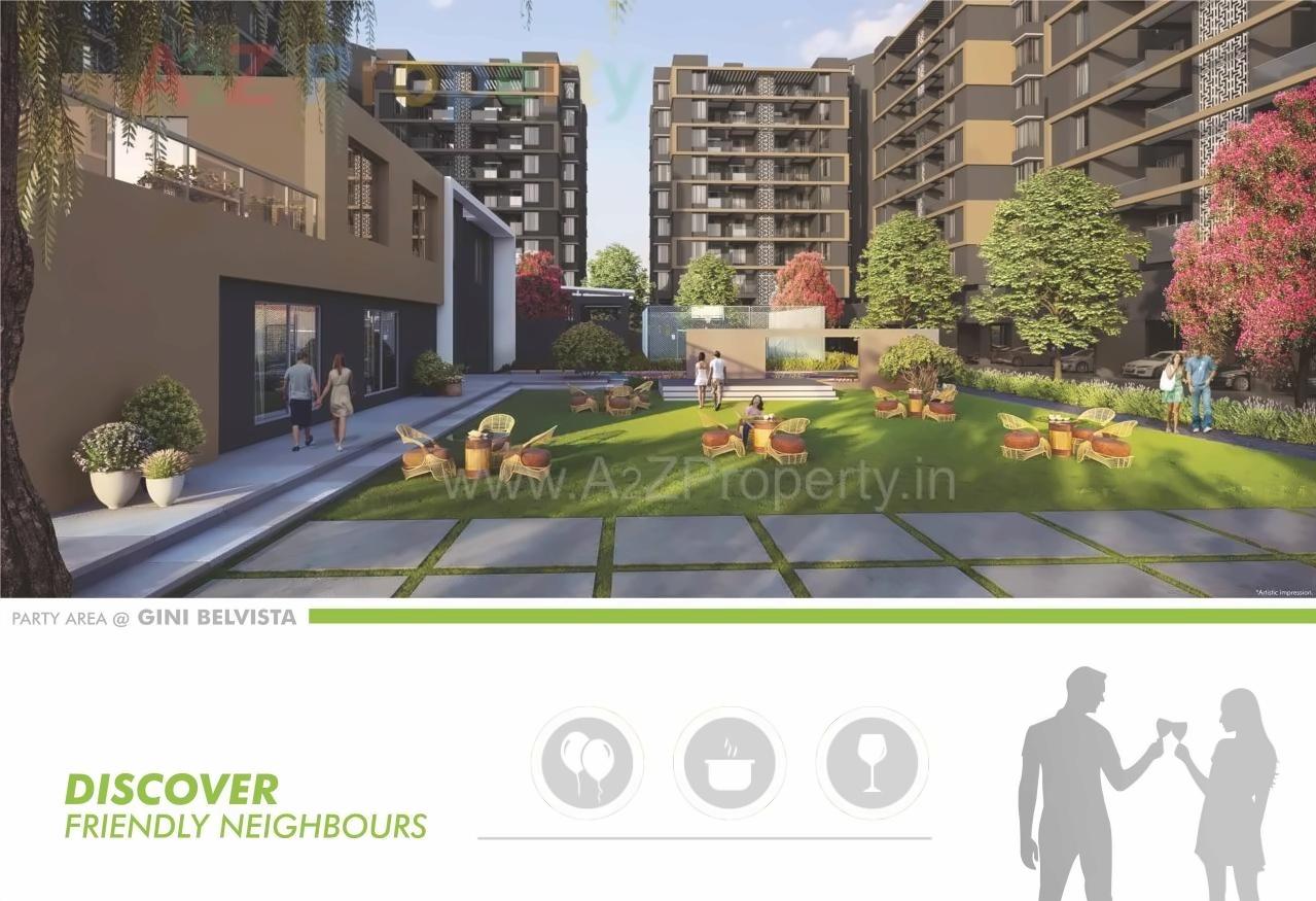 3D Elevation of real estate project Gini Belvista located at Dhanori, Pune, Maharashtra