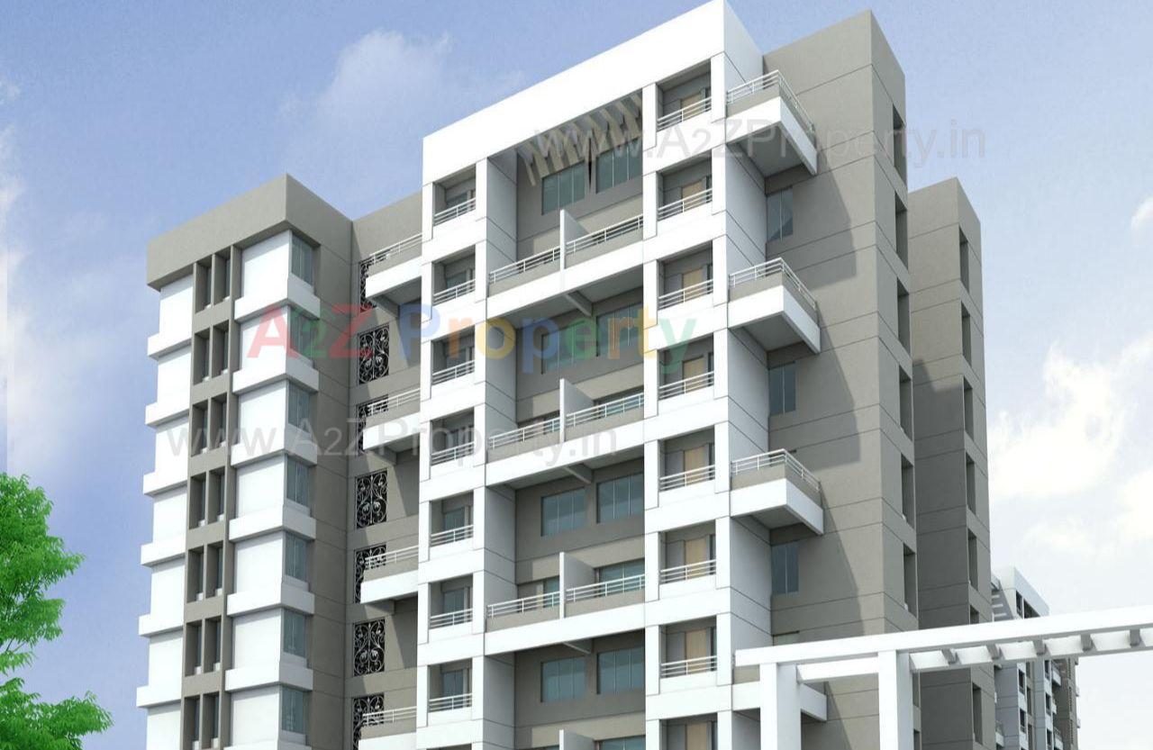 3D Elevation of real estate project Girisparsh located at Khedshivapur, Pune, Maharashtra