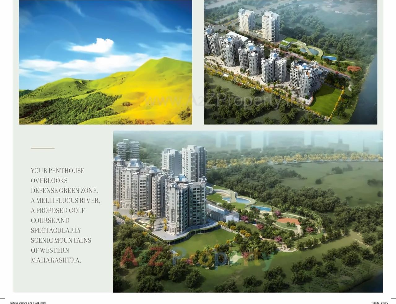 3D Elevation of real estate project Glitterati located at Pimpri-chinchawad-m-corp, Pune, Maharashtra