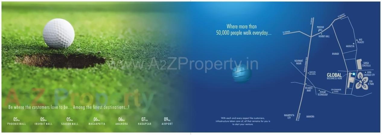  of real estate project Global Business Hub located at Kharadi, Pune, Maharashtra