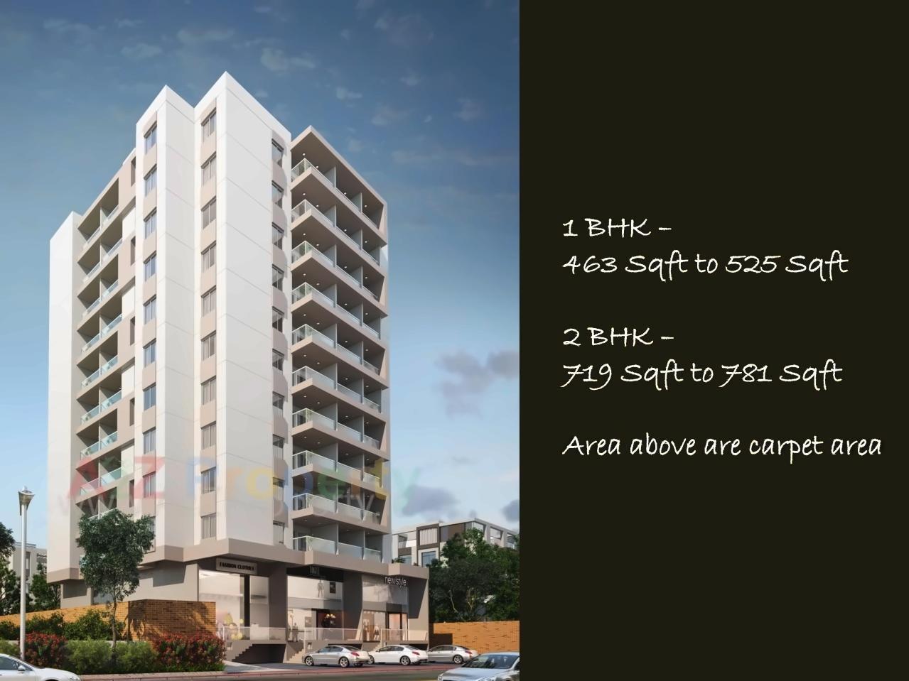 3D Elevation of real estate project Global Lifestyle Kharadi located at Kharadi, Pune, Maharashtra