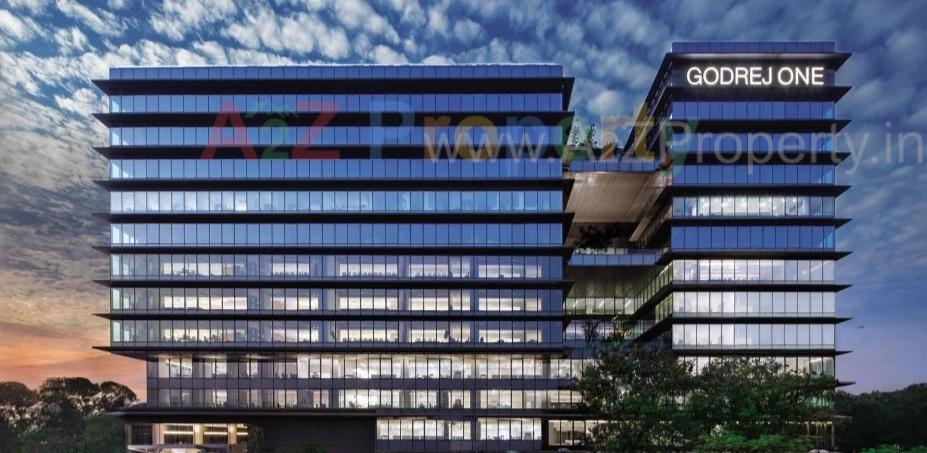 3D Elevation of real estate project Godrej Hillside located at Mahalunge, Pune, Maharashtra