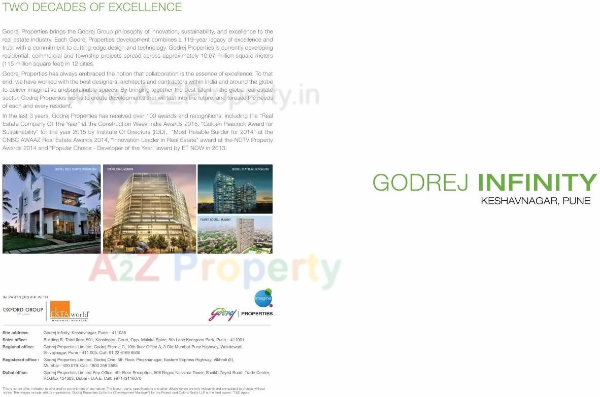  of real estate project Godrej Infinity located at Keshavnagarmundwa, Pune, Maharashtra