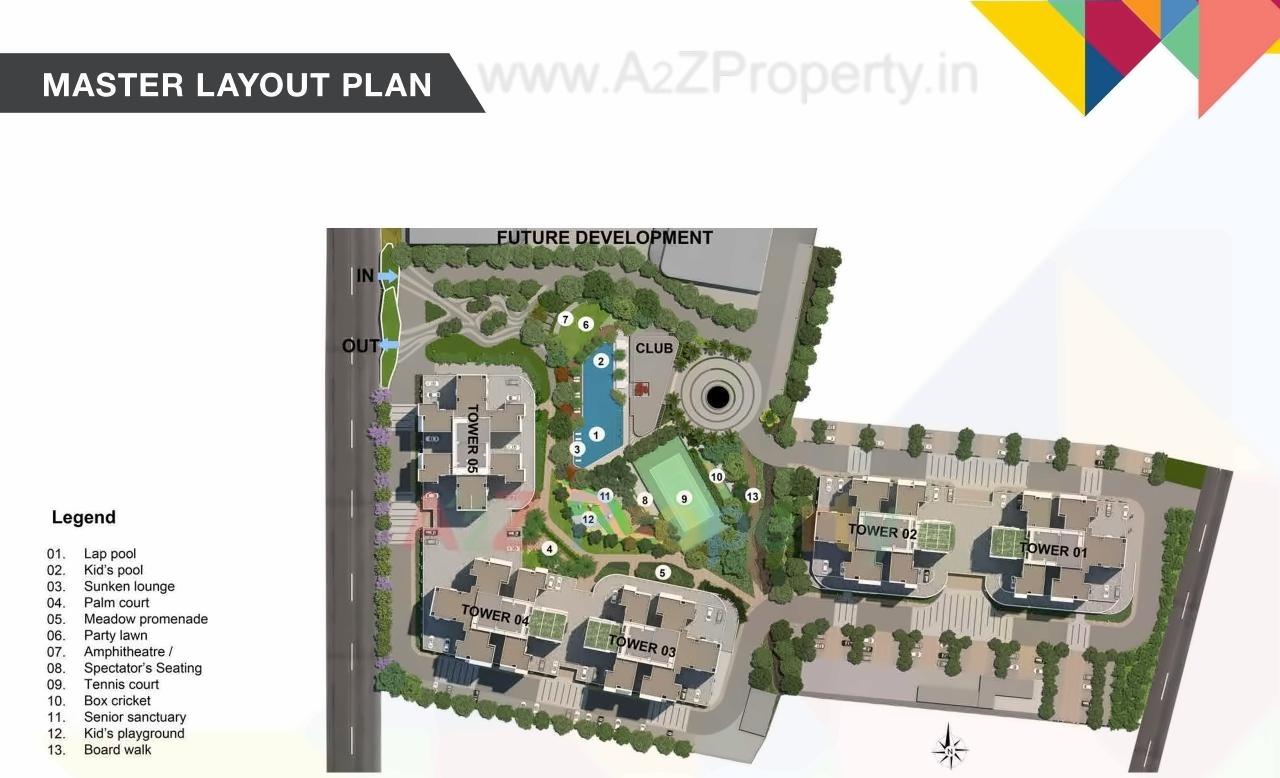 Layout of real estate project Godrej Nurture located at Haveli, Pune, Maharashtra