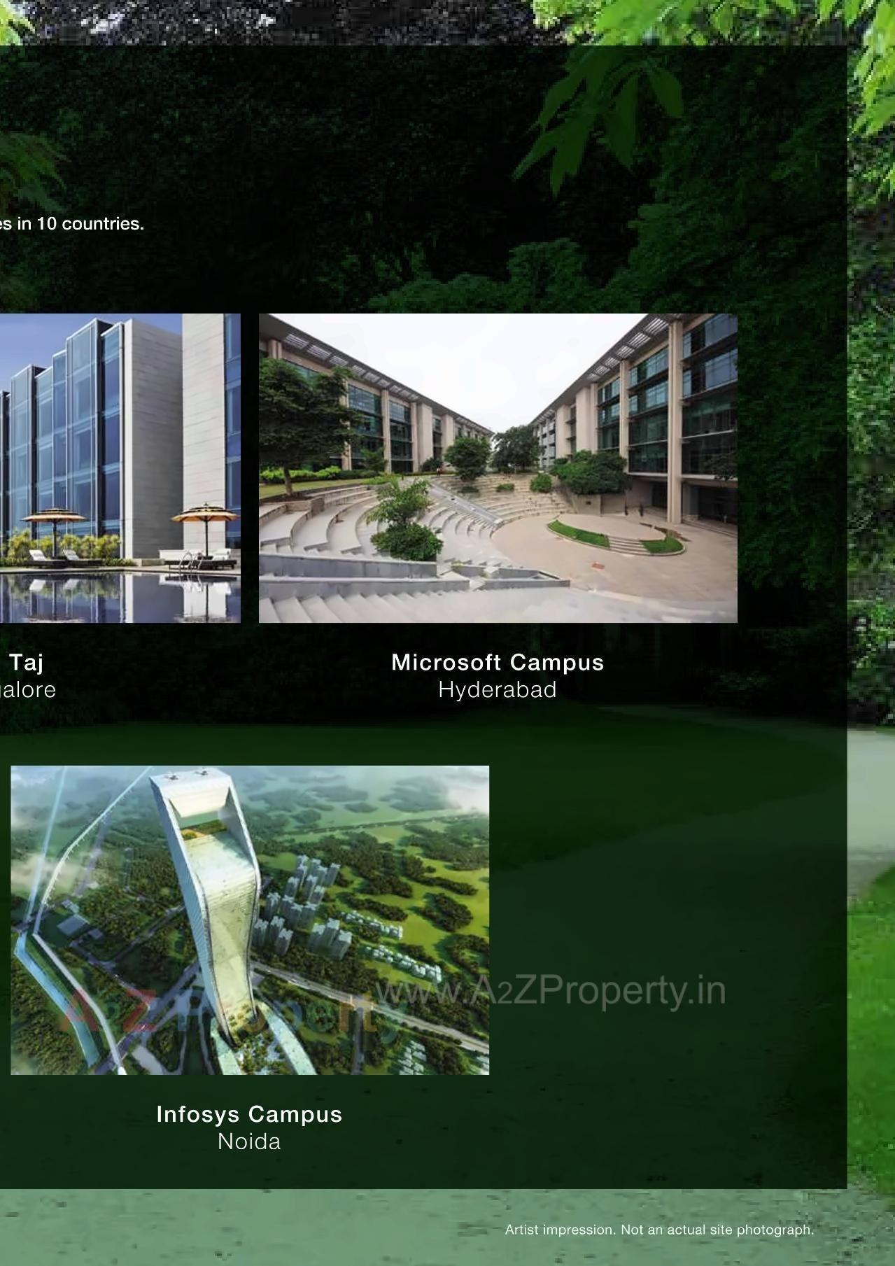 3D Elevation of real estate project Godrej Park Greens located at Haveli, Pune, Maharashtra