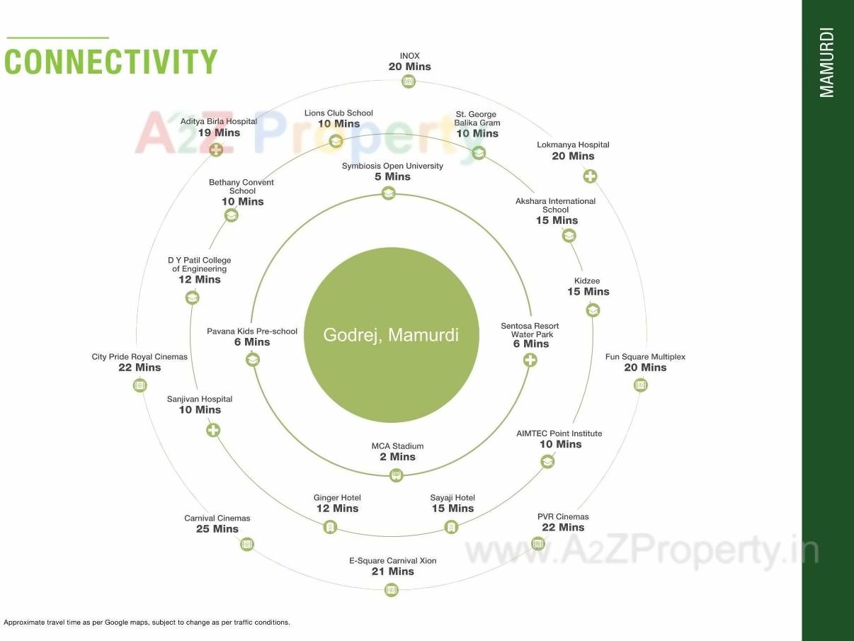 Layout of real estate project Godrej Park Greens located at Haveli, Pune, Maharashtra