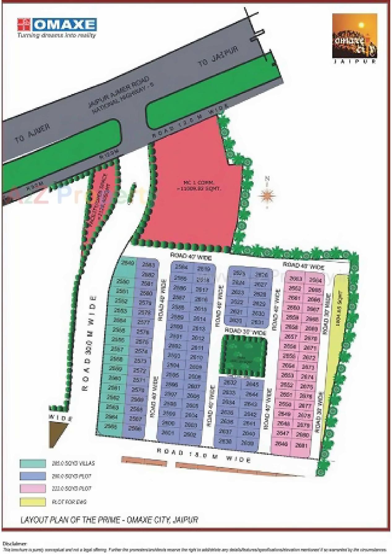 Layout of real estate project Gokuldham located at Katraj, Pune, Maharashtra