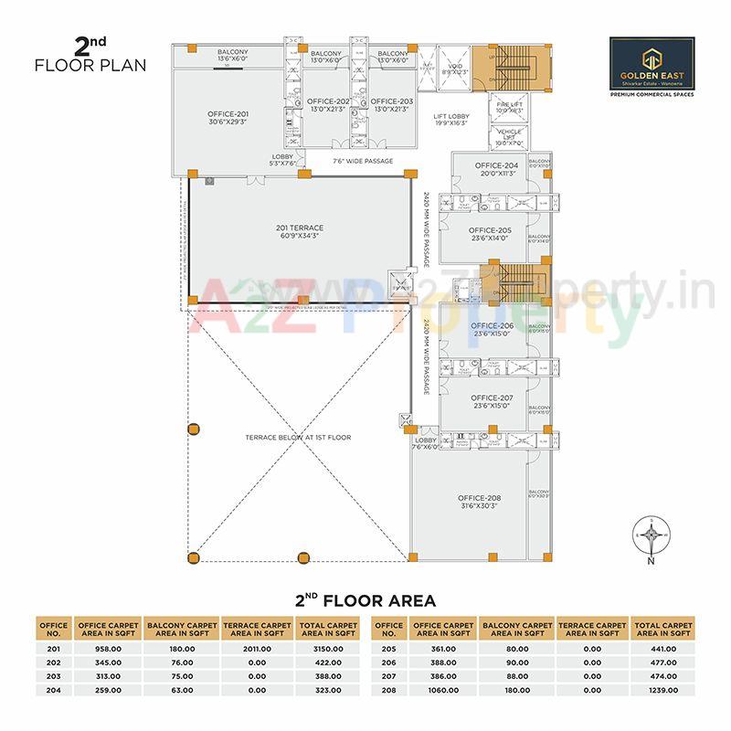 Ge F 3 of real estate project Golden East located at Wanwadi, Pune, Maharashtra