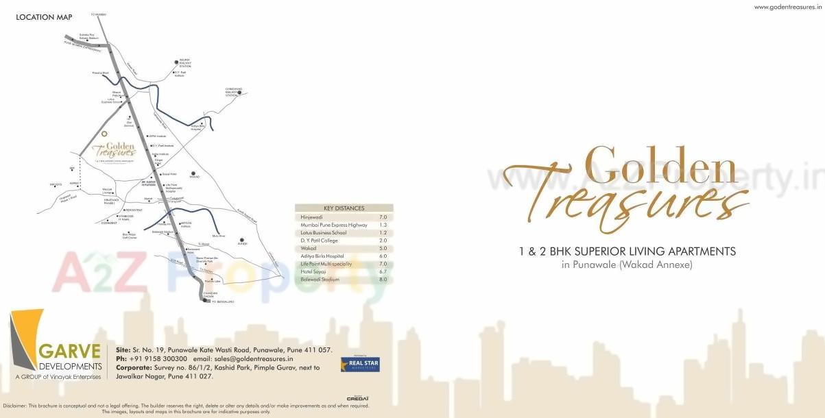  of real estate project Golden Treasures located at Punawale, Pune, Maharashtra