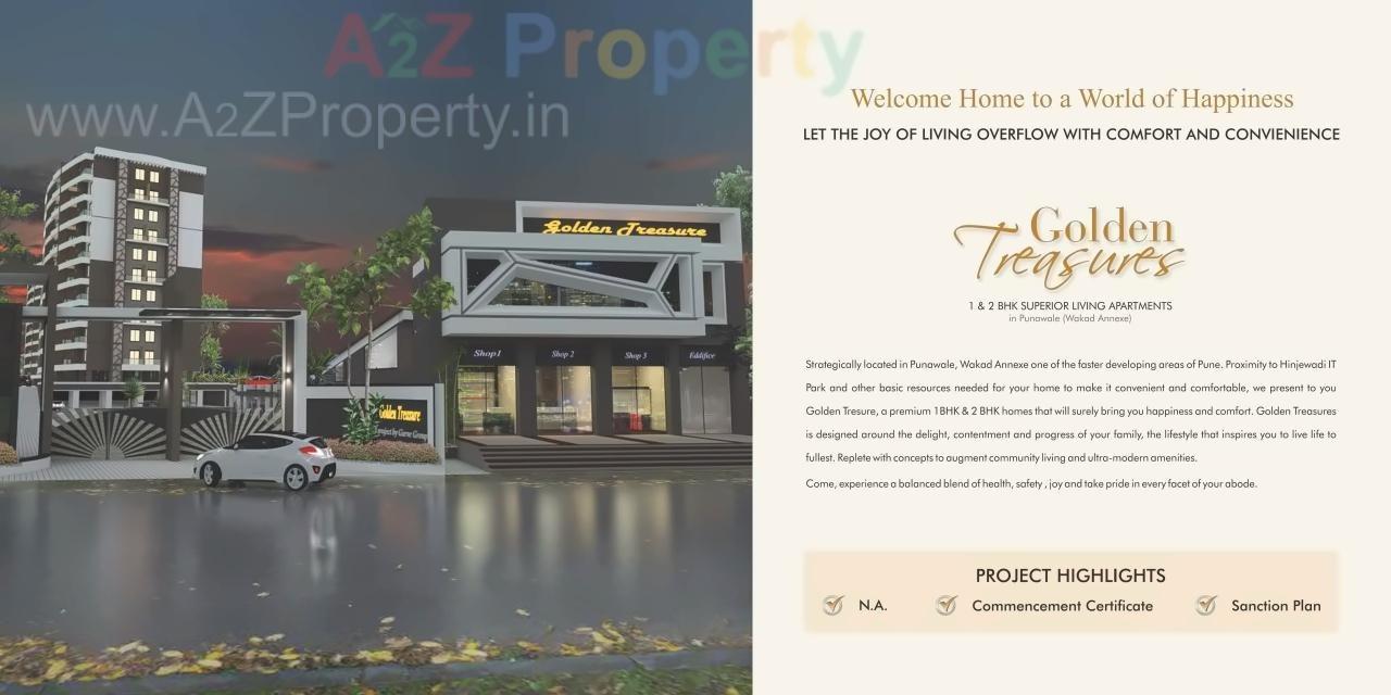 of real estate project Golden Treasures located at Punawale, Pune, Maharashtra