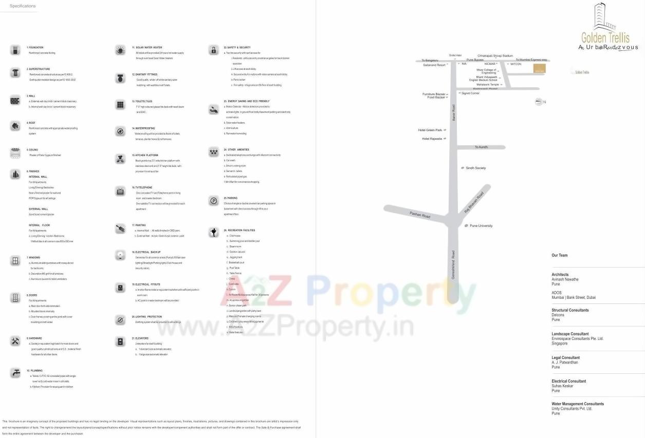  of real estate project Golden Trellis located at Baner, Pune, Maharashtra