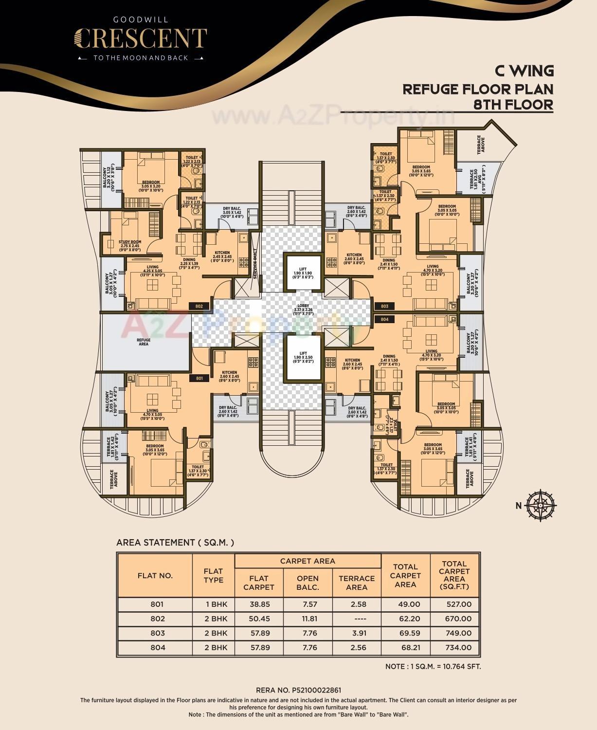 Layout of real estate project Goodwill Crescent located at Mundhawa, Pune, Maharashtra