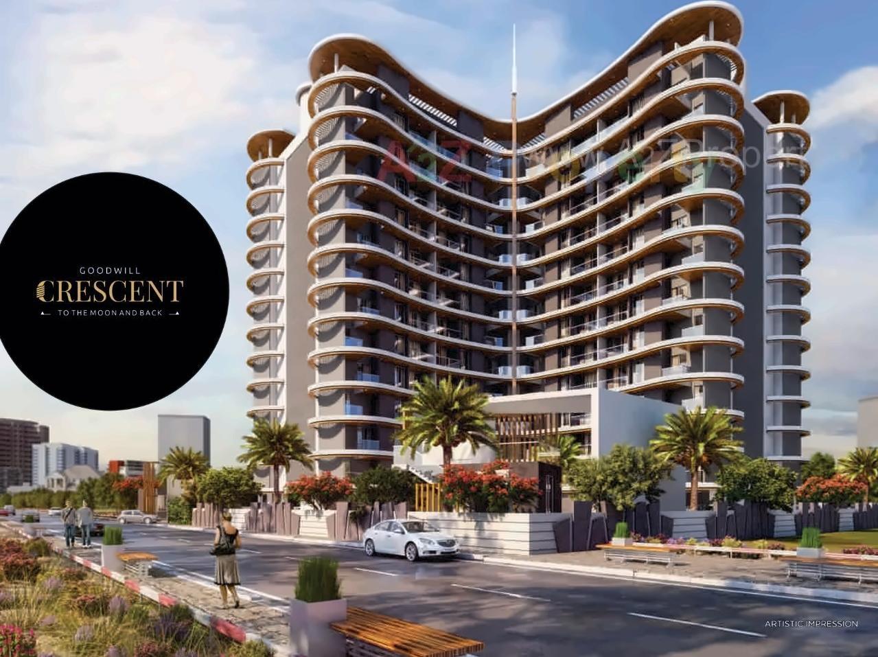 3D Elevation of real estate project Goodwill Crescent located at Mundhawa, Pune, Maharashtra