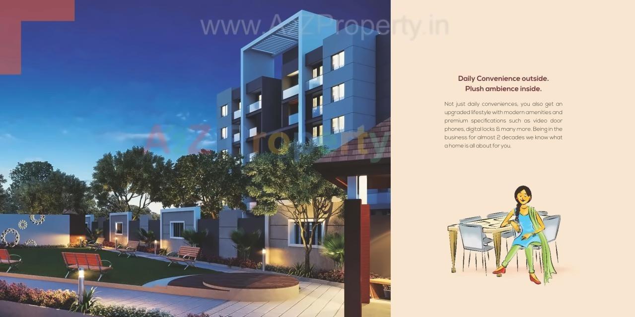 3D Elevation of real estate project Goodwill Fabian located at Lohgaon, Pune, Maharashtra