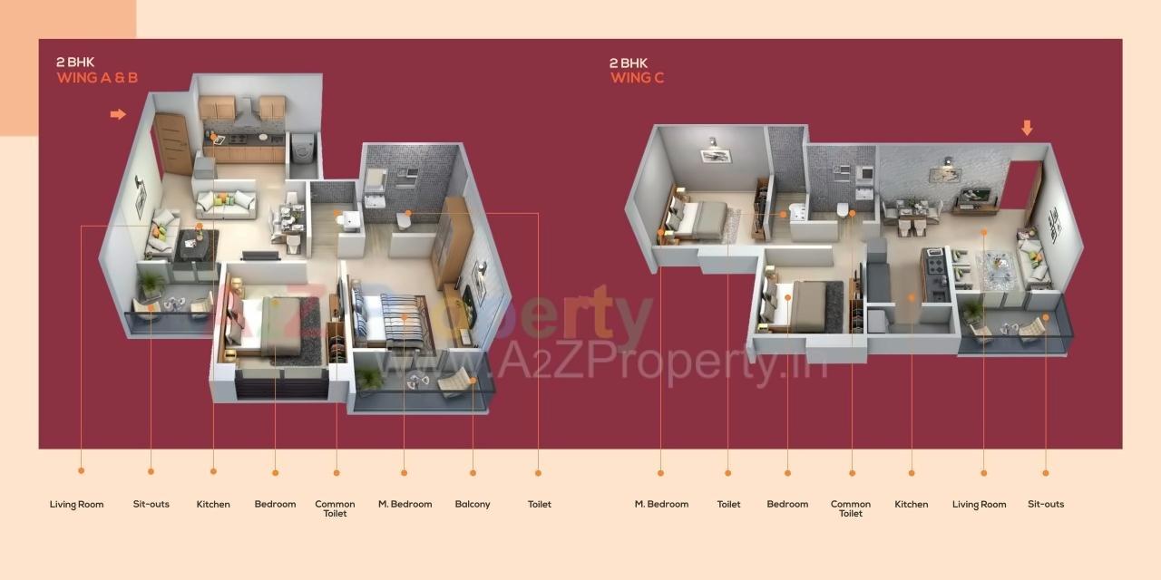 Layout of real estate project Goodwill Fabian located at Lohgaon, Pune, Maharashtra