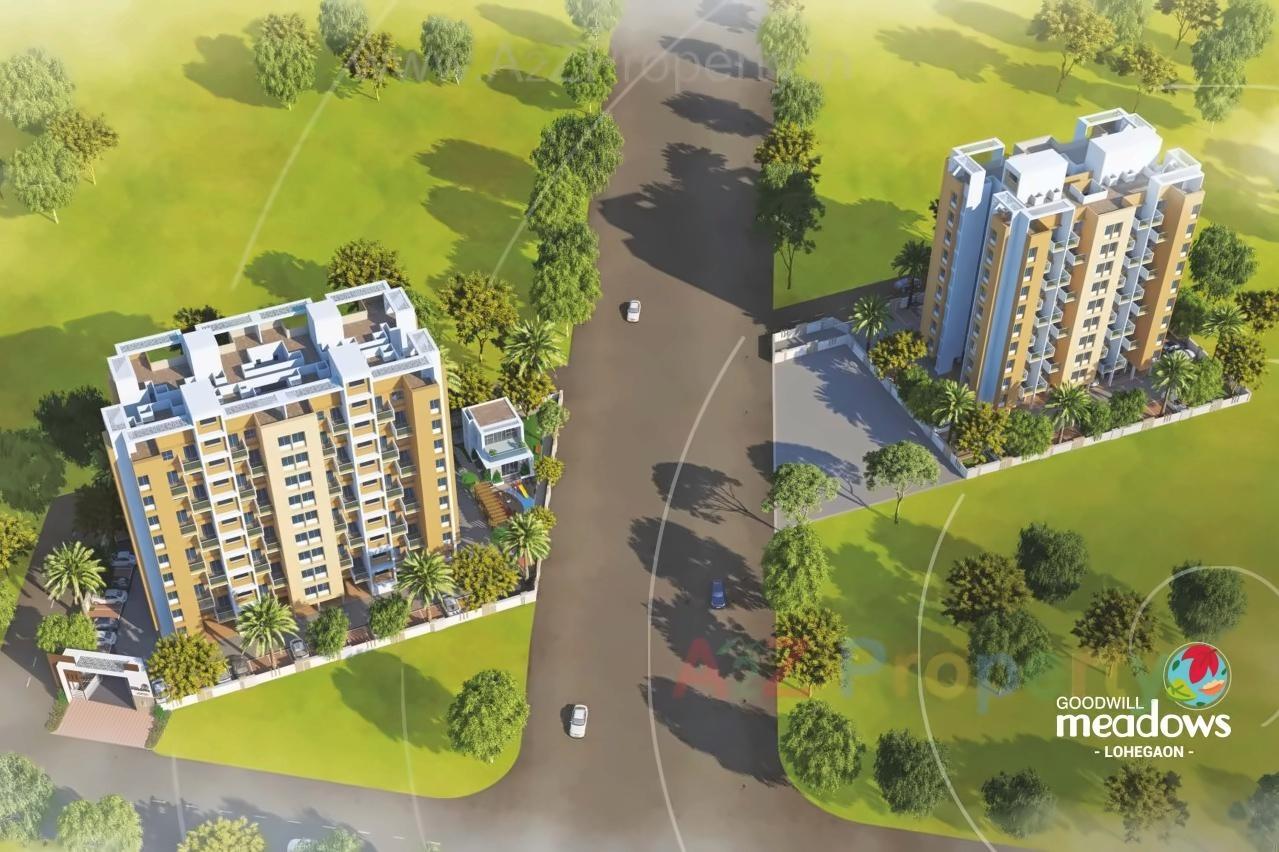 3D Elevation of real estate project Goodwill Meadows located at Lohgaon, Pune, Maharashtra