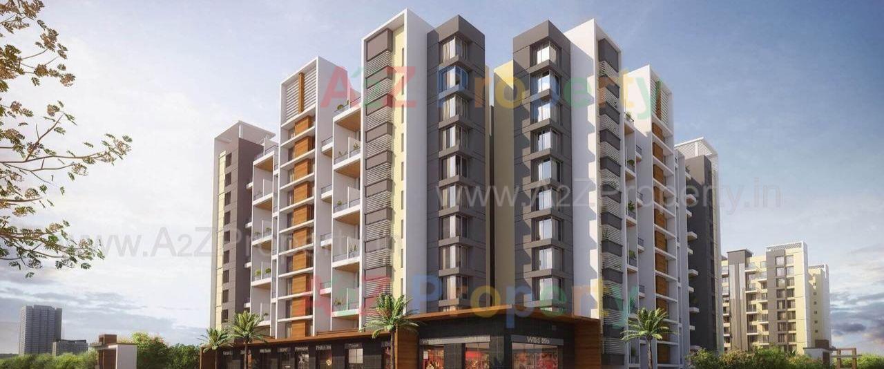 3D Elevation of real estate project Goodwill Metropolis West located at Lohgaon, Pune, Maharashtra