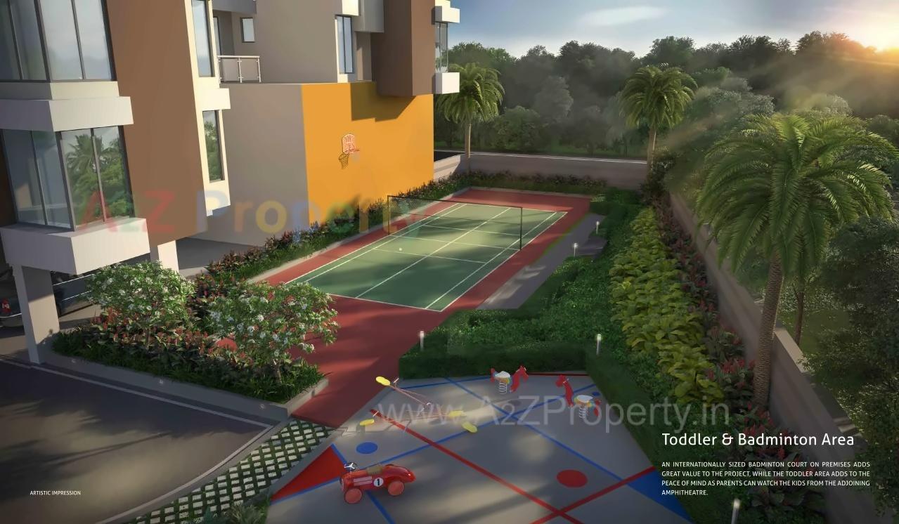3D Elevation of real estate project Goodwill Unique Zest County located at Lohgaon, Pune, Maharashtra