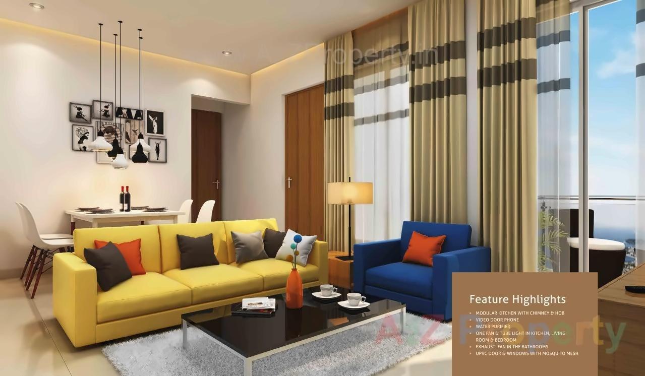 3D Elevation of real estate project Goodwill Unique Zest County located at Lohgaon, Pune, Maharashtra