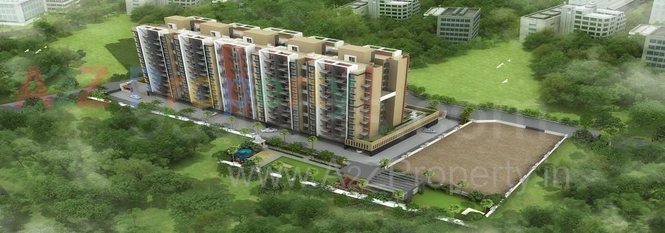 3D Elevation of real estate project Grassland located at Pune-cb, Pune, Maharashtra
