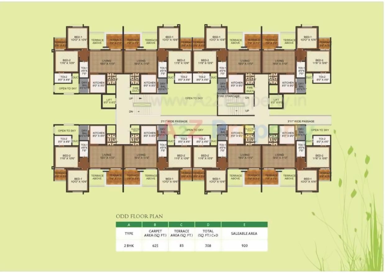 Layout of real estate project Grassland located at Pune-cb, Pune, Maharashtra
