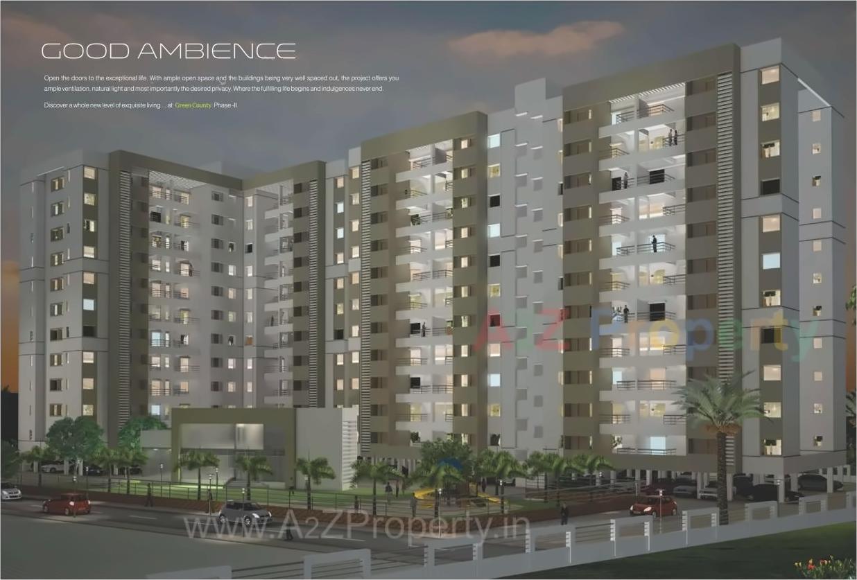 3D Elevation of real estate project Green County located at Fursungi, Pune, Maharashtra