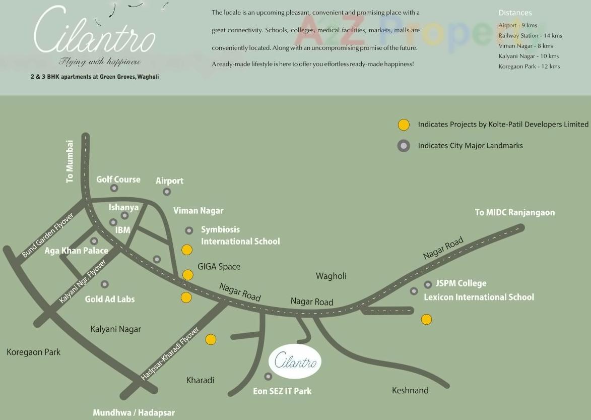  of real estate project Green Groves   Cilantro located at Wagholi, Pune, Maharashtra