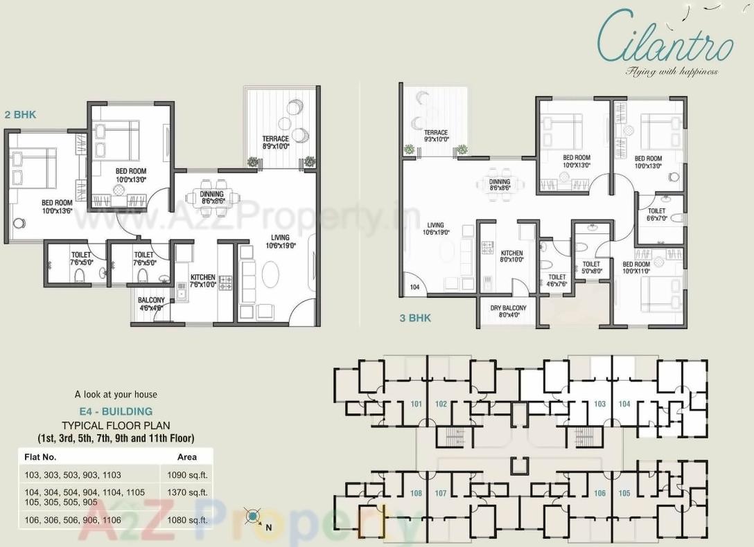 Layout of real estate project Green Groves   Cilantro located at Wagholi, Pune, Maharashtra
