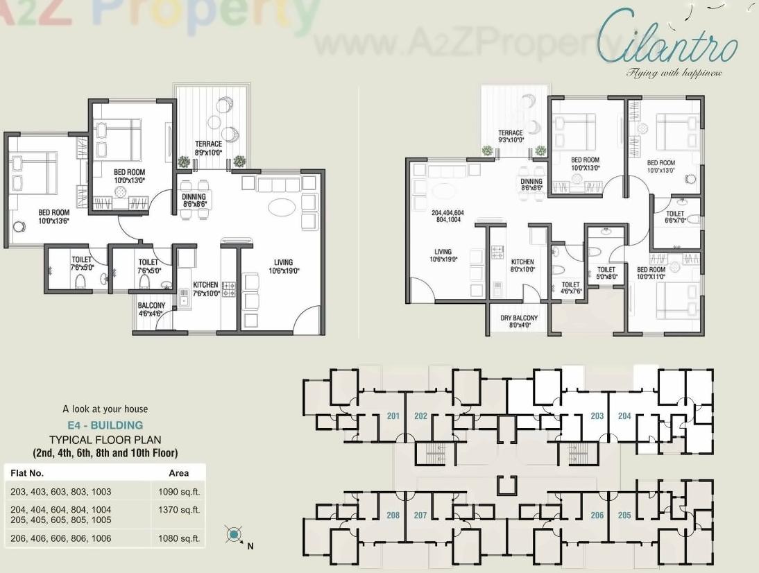 Layout of real estate project Green Groves   Cilantro located at Wagholi, Pune, Maharashtra