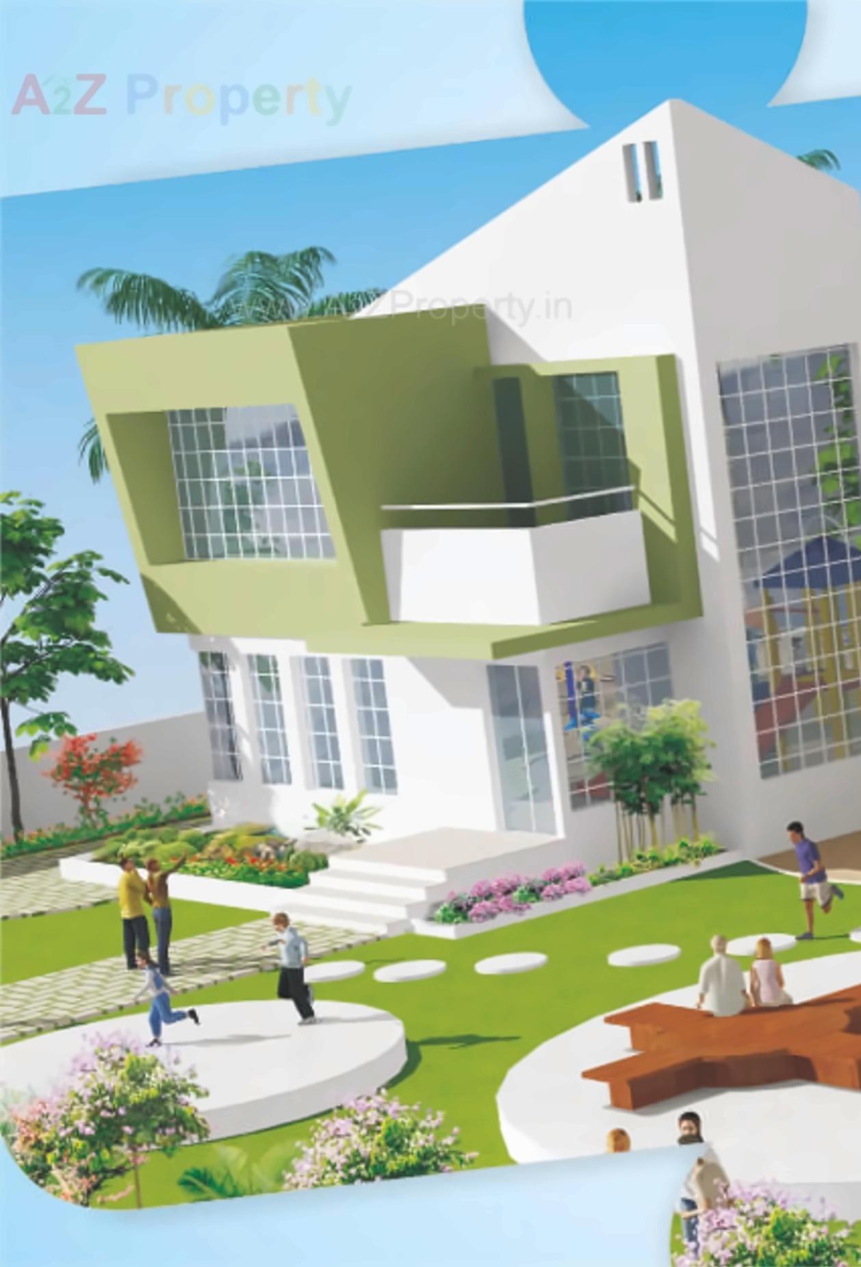 3D Elevation of real estate project Green Square located at Pimpri-chinchawad-m-corp, Pune, Maharashtra