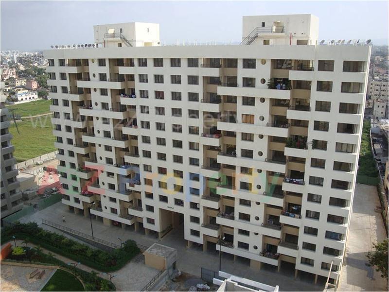 3D Elevation of real estate project Greens   Beech   Gh located at Thergaon, Pune, Maharashtra