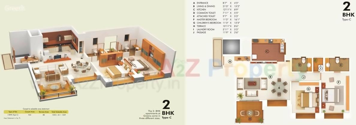 Layout of real estate project Greens   Beech   Gh located at Thergaon, Pune, Maharashtra