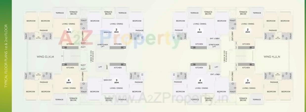 Layout of real estate project Greens   Beech   Gh located at Thergaon, Pune, Maharashtra