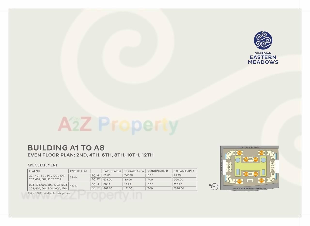  of real estate project Guardian Eastern Meadows located at Wagholi, Pune, Maharashtra