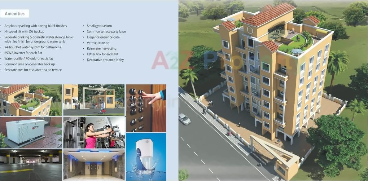 3D Elevation of real estate project Guru Vihan located at Wagholi, Pune, Maharashtra