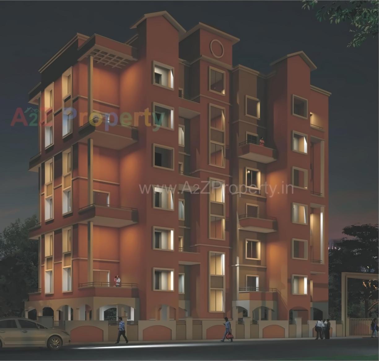 3D Elevation of real estate project Guru Vihan located at Wagholi, Pune, Maharashtra