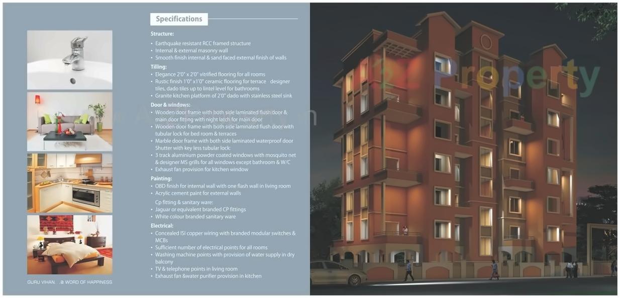  of real estate project Guru Vihan located at Wagholi, Pune, Maharashtra