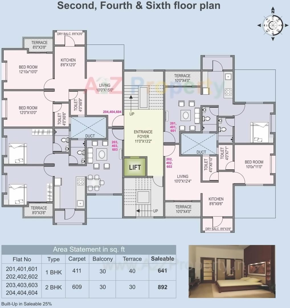 Layout of real estate project Guru Vihan located at Wagholi, Pune, Maharashtra