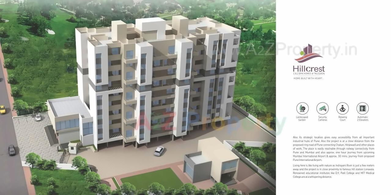 3D Elevation of real estate project Hillcrest located at Varale, Pune, Maharashtra
