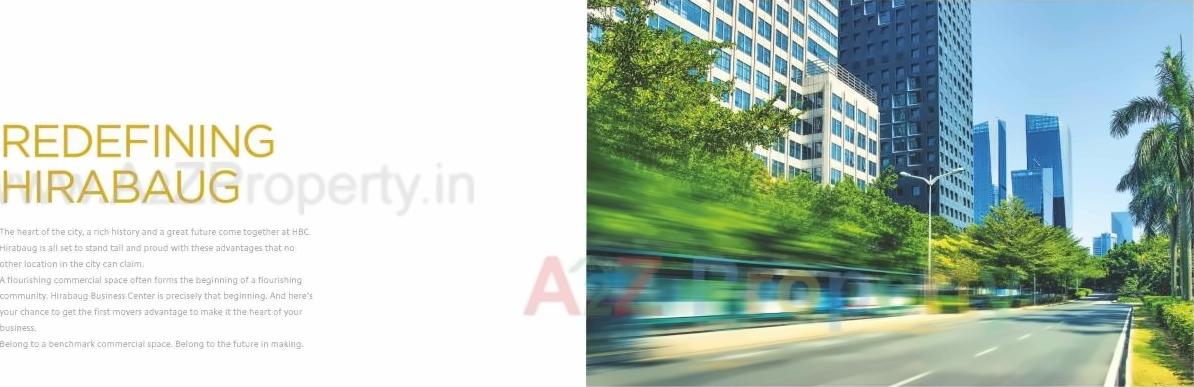 3D Elevation of real estate project Hirabaug Business Center located at Pune-m-corp, Pune, Maharashtra