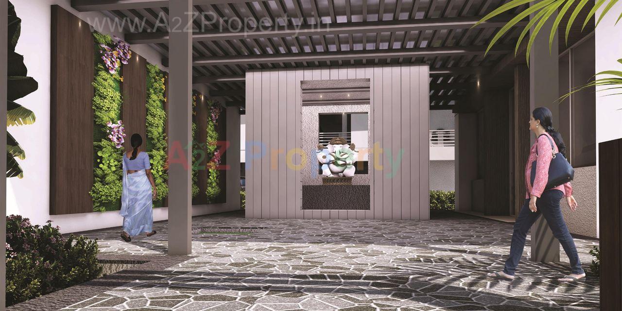 Temple of real estate project Homedale located at Khadakwasala, Pune, Maharashtra