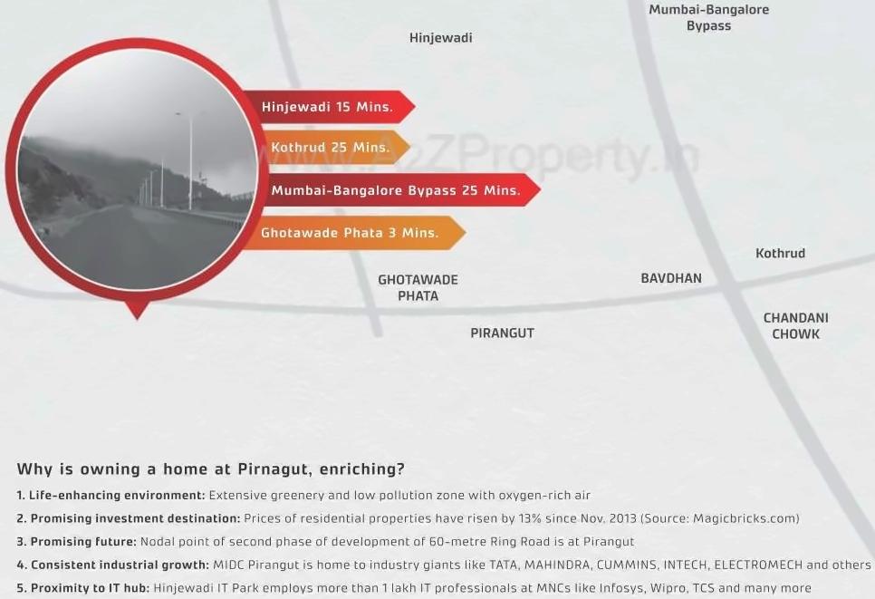  of real estate project Honeydew A 12th Floor located at Kasar-amboli, Pune, Maharashtra