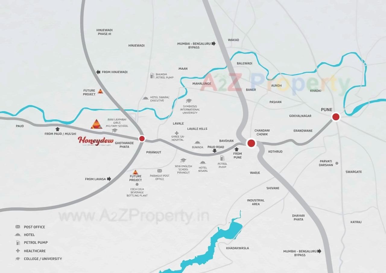  of real estate project Honeydew A 12th Floor located at Kasar-amboli, Pune, Maharashtra