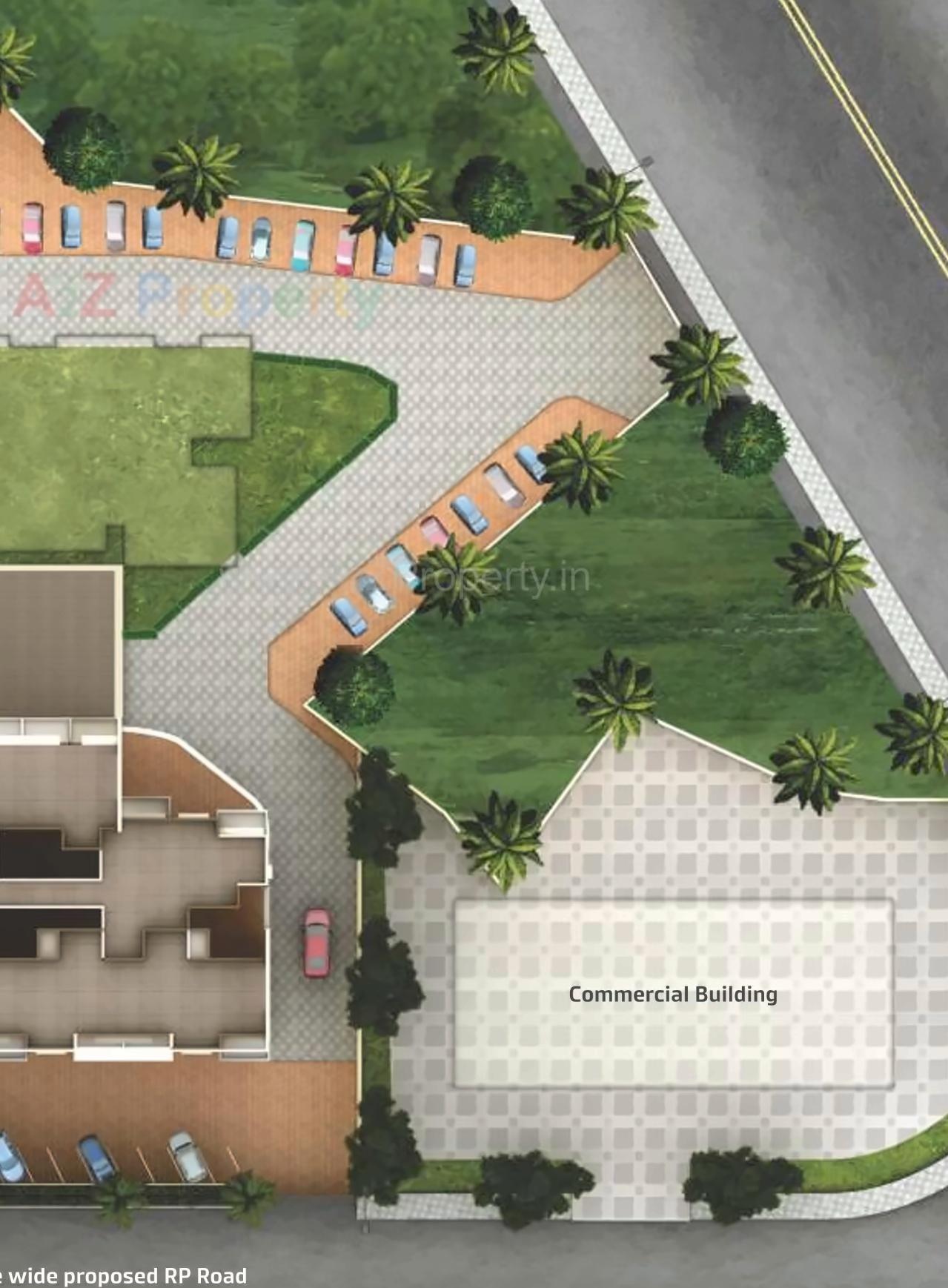 3D Elevation of real estate project Honeydew A 12th Floor located at Kasar-amboli, Pune, Maharashtra